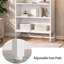 Heavy Duty 5-Tier Freestanding Bookshelf with Anti-Tip Device, Tall Storage Shelving Unit for Living Room, Bedroom & Office-137645247
