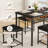 Space-Saving 4-Piece Dining Table Set-1090287596