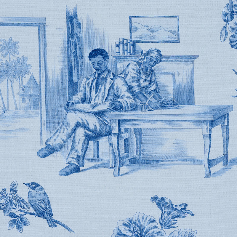 Toile Schumacher x Victor Glemaud, Bleu / ciel