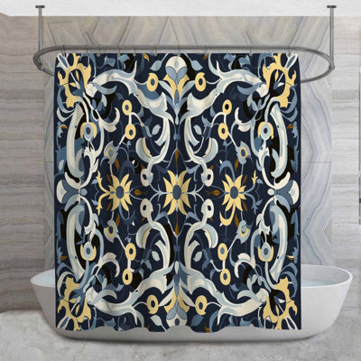 Ciceley Floral Shower Curtain