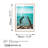 Stunning Tempered Glass Wall Art Painting, 11.8 x 17.7 inches | 100% Tempered Glass, Thickness: 0.16 inches | Fade-Resistant Back Surface Print, Vivid Colors | Perfect for Home Decor & Modern Aesthetics