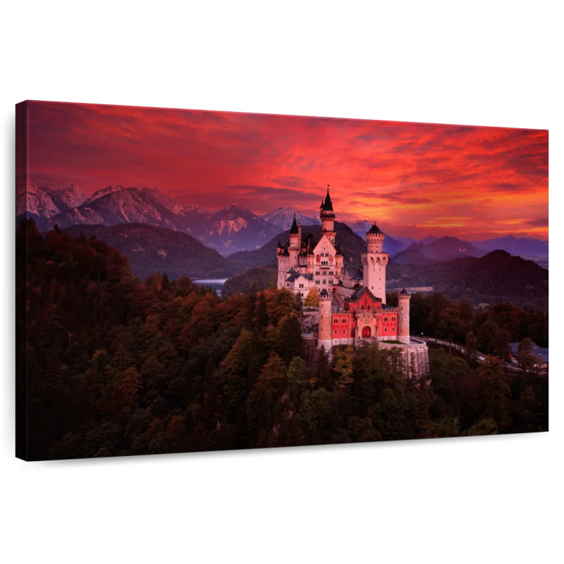 Château Lilie Neuschwanstein, H 26 po x l 39 po