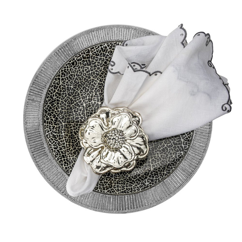 Silver Shine Round Placemat