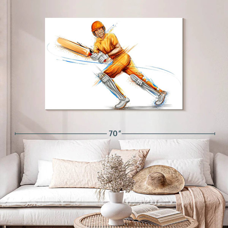 Jeu de cricket, H 32 po x l 48 po