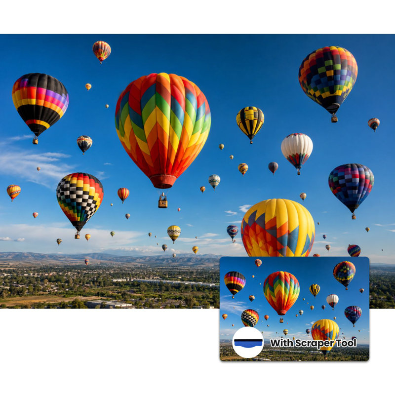 Murale auto-adhésive moderne pour la chambre à coucher avec imprimé ballon festif L 100 po x l 144 po Peel and Stick
