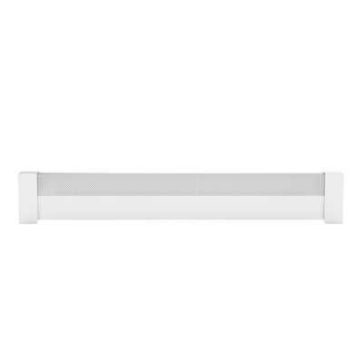 Baseboarders Basic Series Galvanized Steel Easy Slip-on Baseboard Heater Cover Set - White | Heater Cover and Endcaps Included