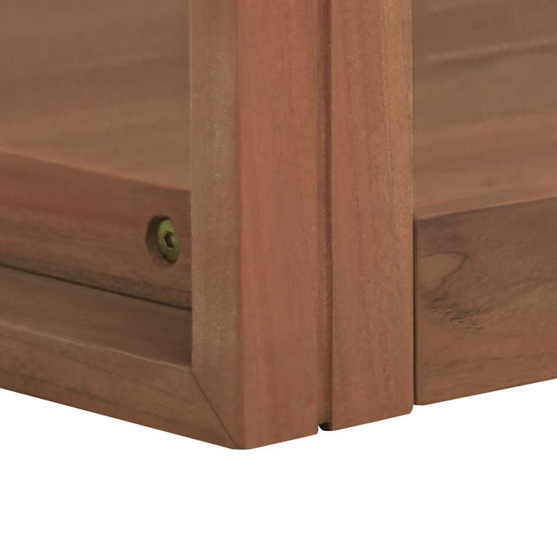Armoire de rangement murale en bois massif, Brun