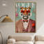 Toile de tigre Coquette tendance Art par Art Remedy-105593406-105593407