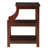 Espresso Side Table With USB Power Dock