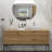 15.69"X13.69" White Ceramic Vessel Bathroom Sink