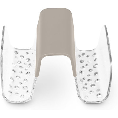 Cora Sponge & Brush Sink Saddle GY/CL