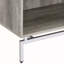Table d'appoint patinée gris et blanc
