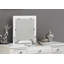 Ensemble de meuble-lavabo classique 1pc avec tabouret et tiroirs de couleur blanche