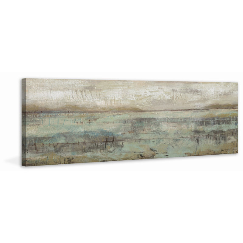 « pastels et rouille iv », reproduction de peinture à l’acrylique sur toile tendue, H 15 po x l 15 po x P 1,5 po