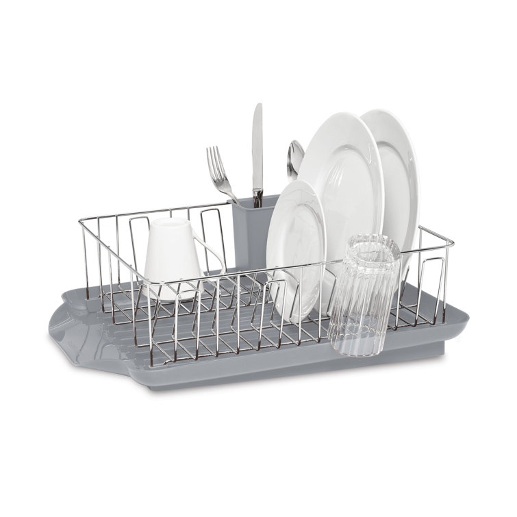 KitchenAid Full Size Expandable Dish-Drying Rack, 24-Inch, White