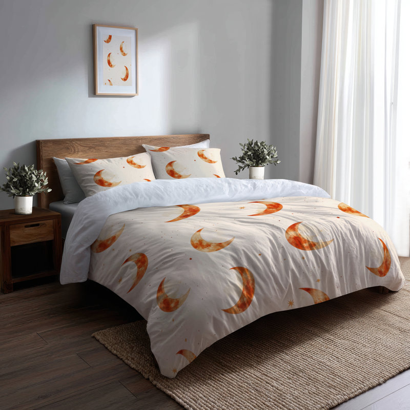Ensemble de literie 3 pièces Starburst - Ensemble de housse de couette et de coussins Modern