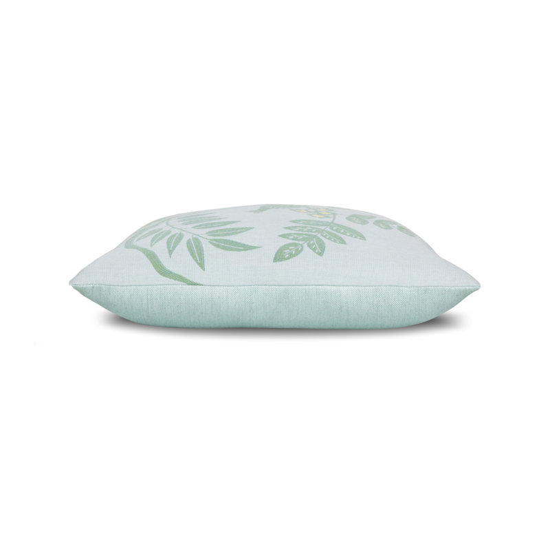 Plume Sunbrella® Throw Square Indoor/Outdoor Pillow Cover & Insert by Elaine Smith