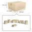 ensemble d'accessoires de salle de bain en marbre naturel-112360548