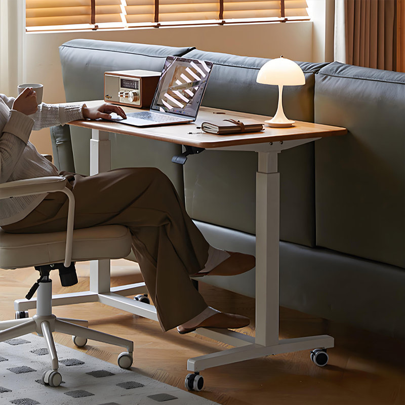 Bureau en chêne massif à hauteur réglable Modern Minimalist