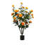 Faux arbre floral réaliste pour décoration de salon