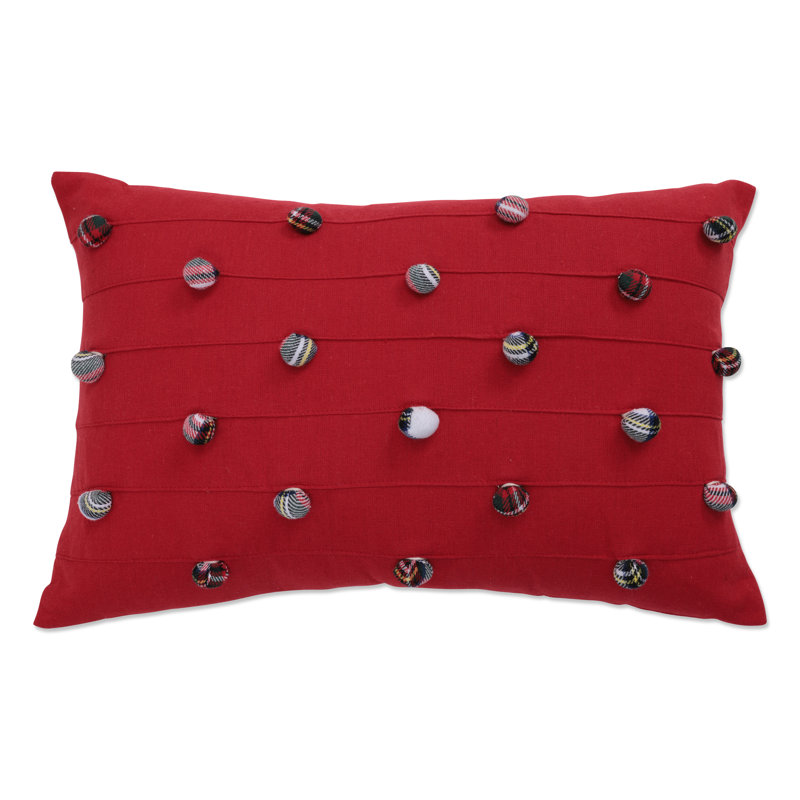Housse de coussin rectangulaire en polyester 