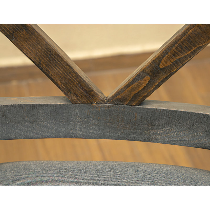 Tabouret de bar rembourré, Gris, Tabouret de bar (siège d'une hauteur de 30 po)