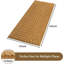 Tapis de couloir de salle de bain super doux, moutarde