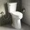 Très grande toilette Los Flexi de 21 po avec cuve allongée, idéale pour les personnes âgées et les grands utilisateurs, chasse d'eau 1,28 gallon par chasse d'eau