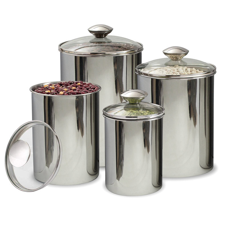Contenant de cuisine, H 6,50 po x l 5,12 po x P 5,75 po