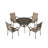 5 Piece Outdoor Patio Dining Set