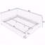 Structure de lit tapissier grand en velours, style canapé, dossier-1140430968-1140430972