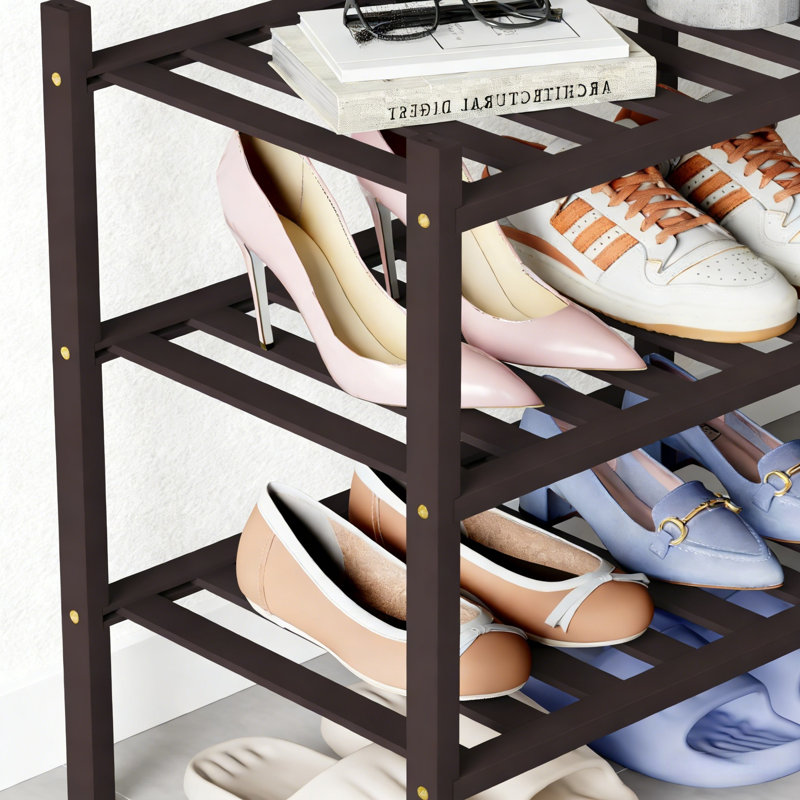 Range-chaussures en bambou