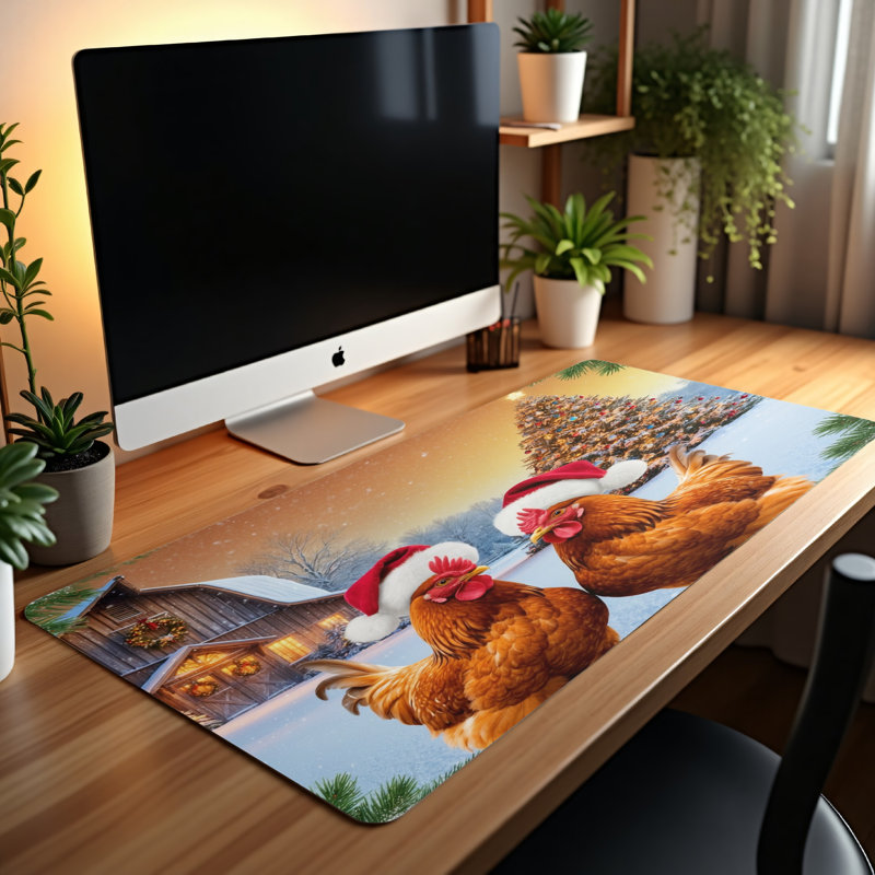 Polyester Desk Pad, 14.4x12.1