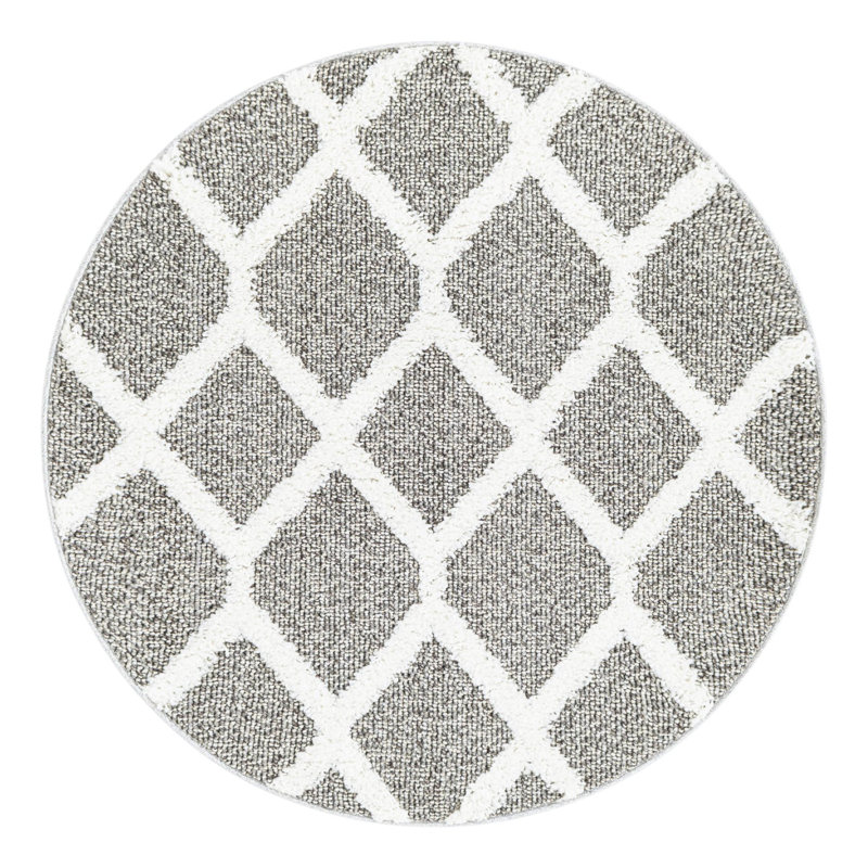 Jocelynmarie Geometric Indoor Rug, Round 3'3"