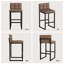 Counter Stool with Metal Frame-1813726434