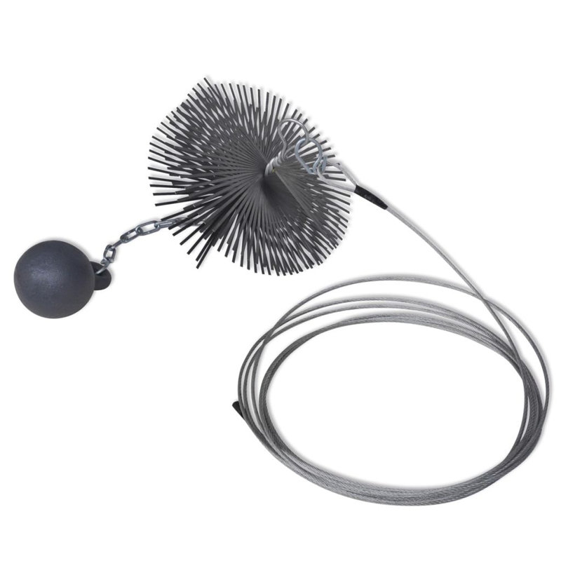 Josey Round Chimney Cleaning Brush, 5.91cm H x 5.91cm W x 20cm D