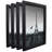 Delasha Ebony Solid Wood Matte Picture Frame - Set of 4-802134022