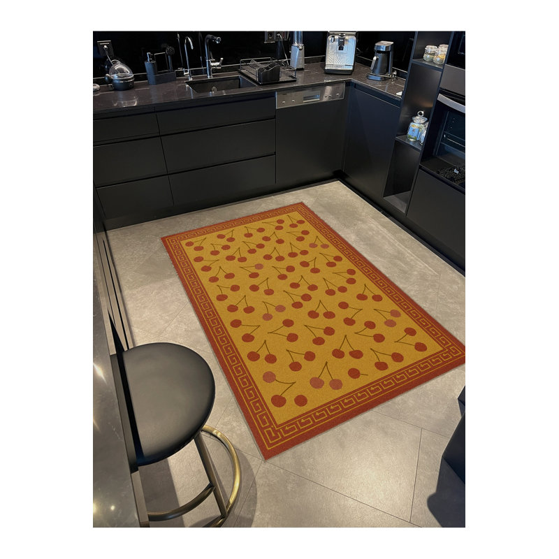 Tapis tissé à la crème Mosso, 4'11" x 9'10"