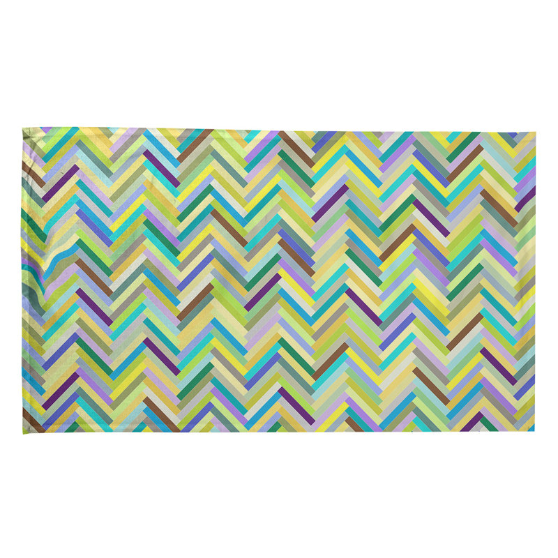 Tea Towel Kitchen Towel, Lime Green, Cotton Twill