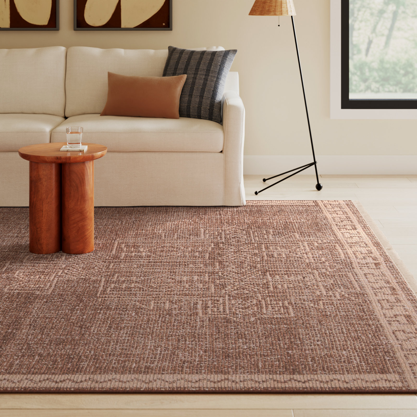 Mira Hand Knotted Wool Area Rug, Rectangle 8'9" x 11'9"