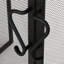 Écran de foyer en fer avec portes et outils inclus, noir mat, l 50,5 po x H 32 po 5,5 po 4 po 50 po 32 po 5,5 po