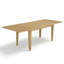 Ensemble de table de salle à manger extensible en placage de bois de 63" à 95" avec 6 fauteuils sculpturaux en velours-151953367