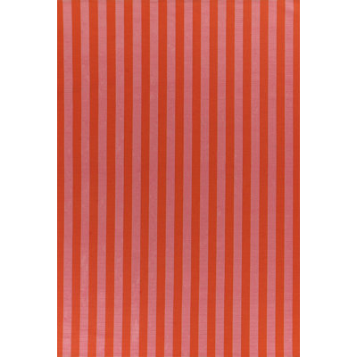 Tapis d'extérieur rayé rouge Novogratz par Momeni Icon 5 pi 3 po x 7 pi 6 po