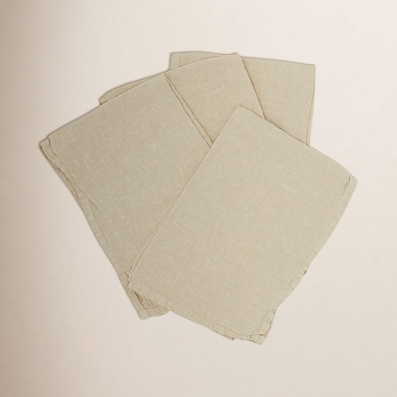 Simple Linen Napkin, Flax