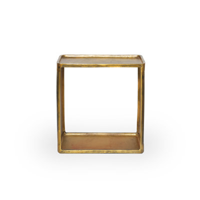 DERWANT SIDE TABLE ANTIQUE BRASS