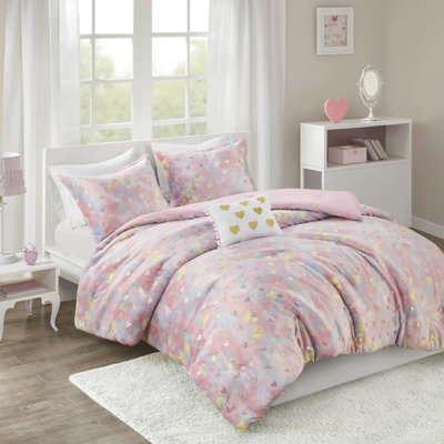 Édredon double avec tissu lavable et métallique