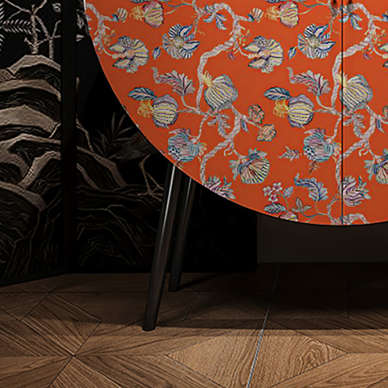 Buffet semi-circulaire 49 "à deux portes