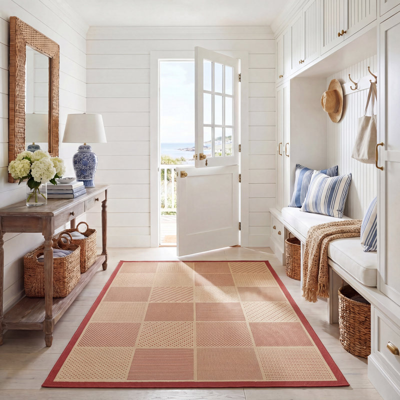 Courtyard Performance Rug, 5' 3" x 7' 7"