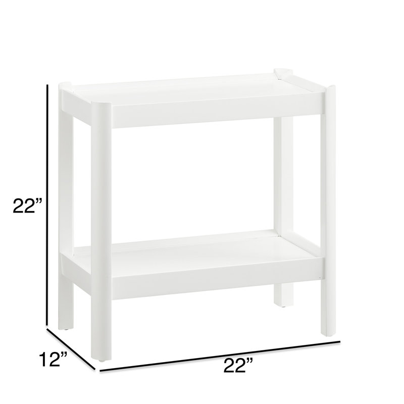 Yonda White Nightstand (Only Nightstand), White