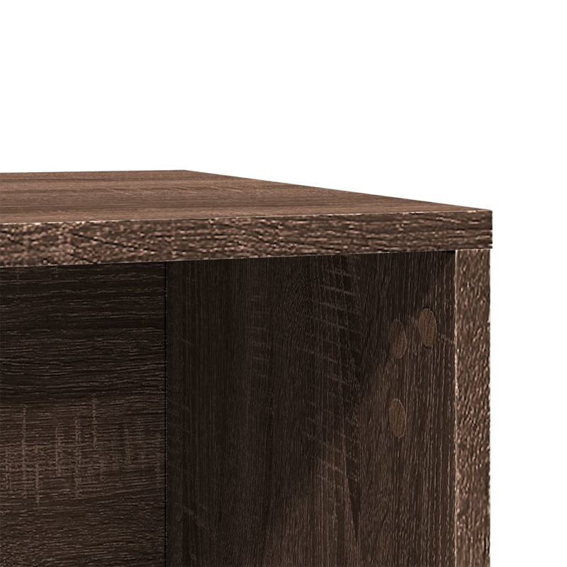 Engineered Wood Stocking Holder, Brown oak